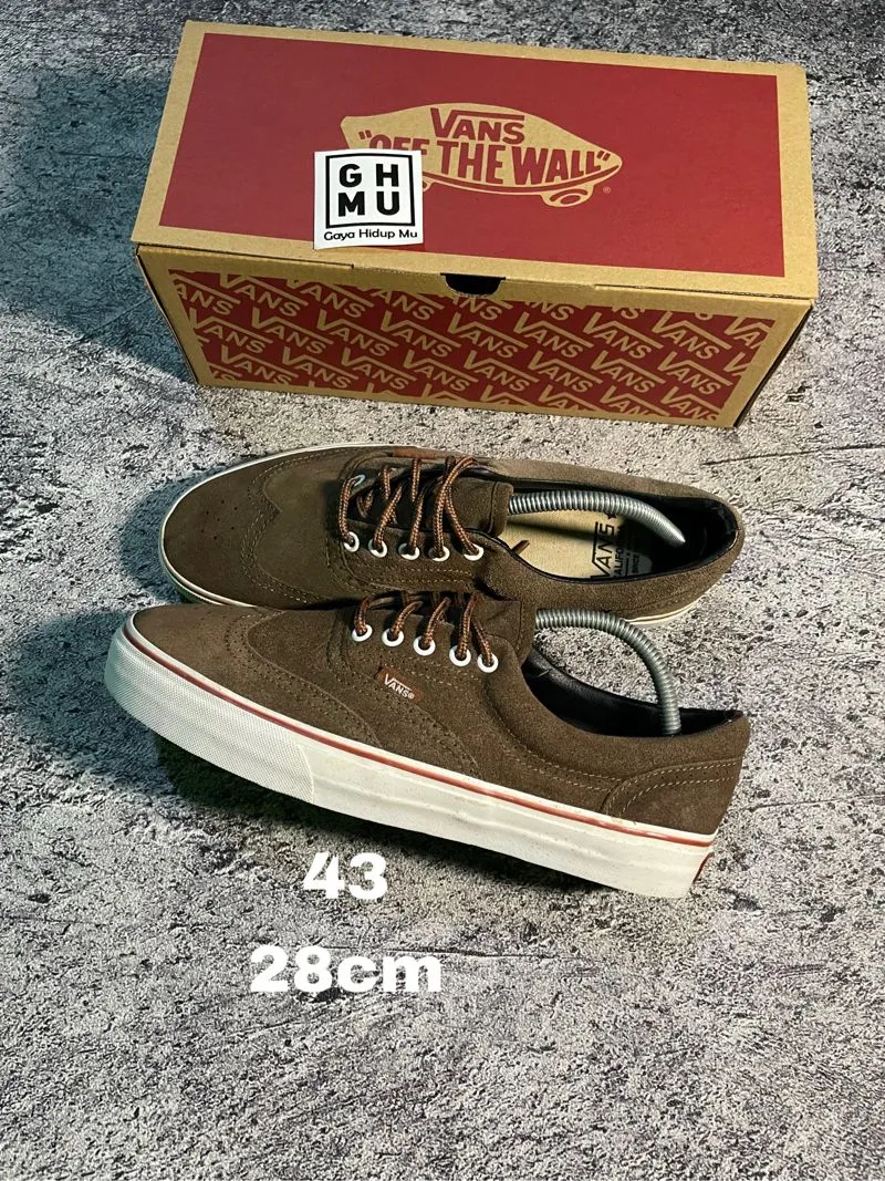 Vans California Era Wingtip Brown Suede