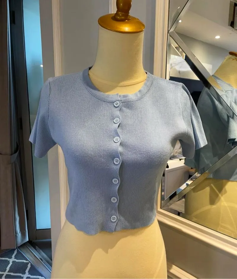 Crop top knit photo 1