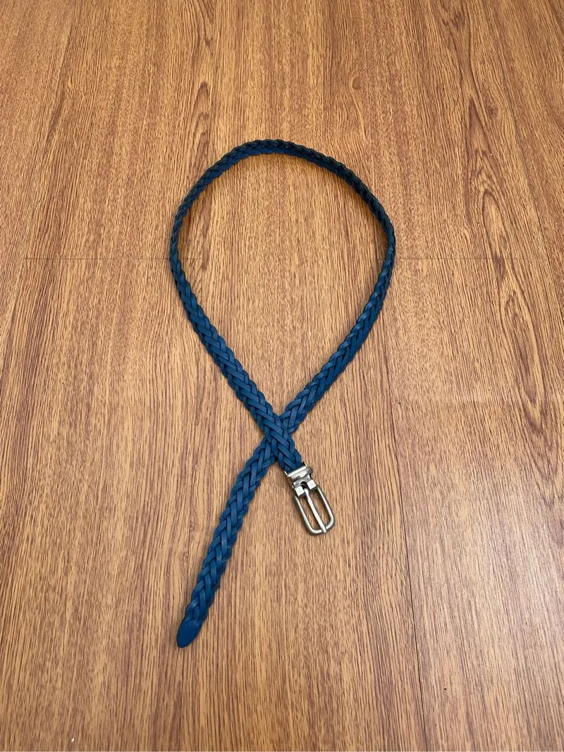 Plait brown Belt leather photo 1