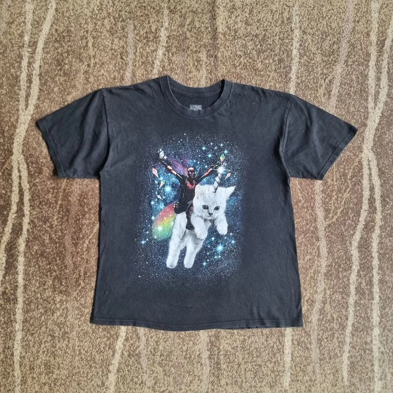 Kaos Deadpool Unicorn Cat photo 1