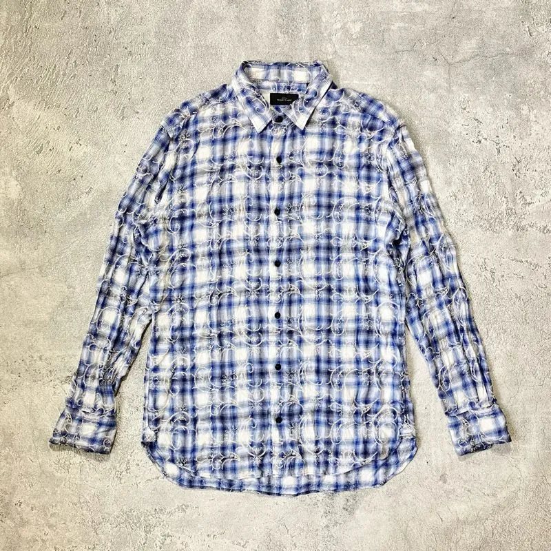 Abahouse checkered and paisley shirt photo 1