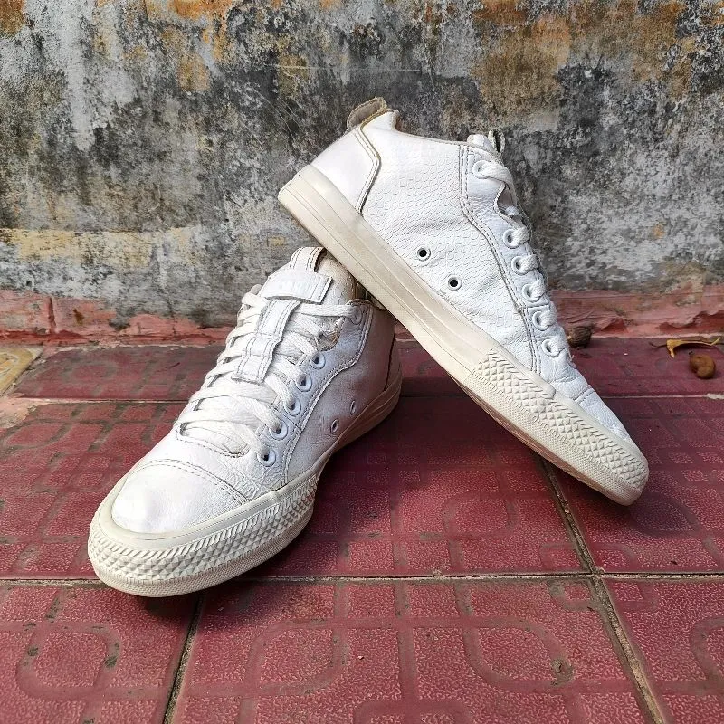 Converse Low Leather BIALE WHITE 42 photo 1