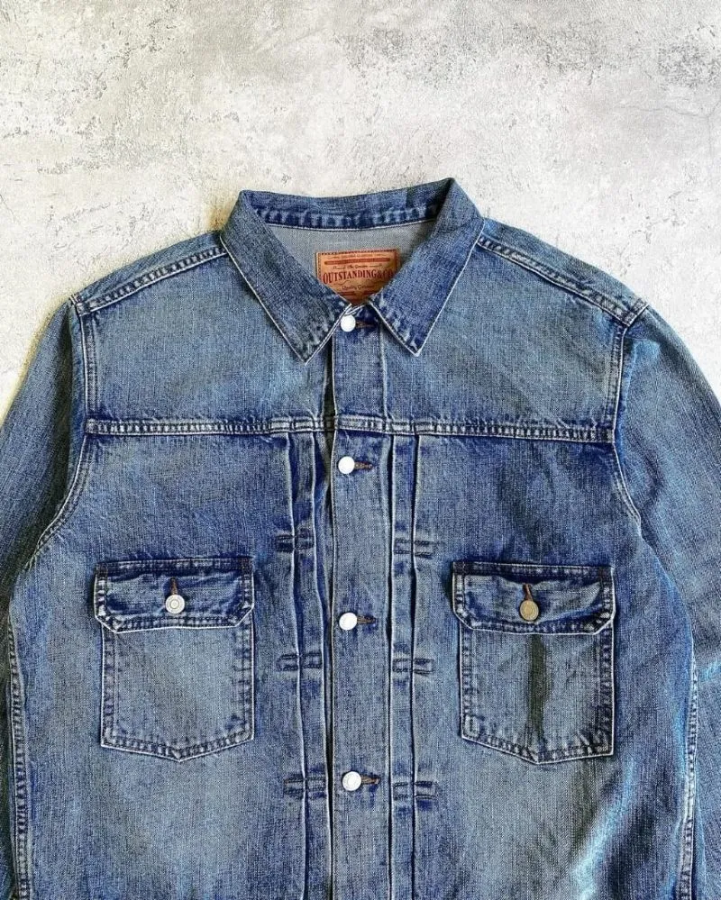 KAJA】 ブルーデニムジャケット 新作限定 OVY ✴︎SALE✴︎ KAJA 12oz