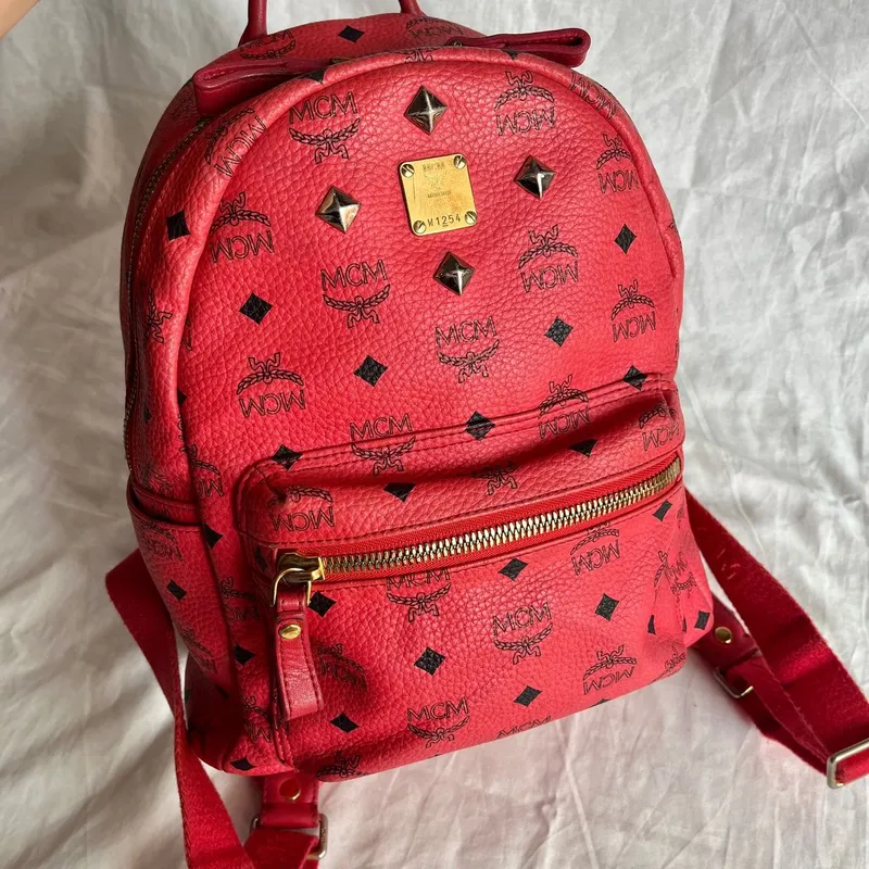 MCM Luxury Backpack Wanita pink photo 1