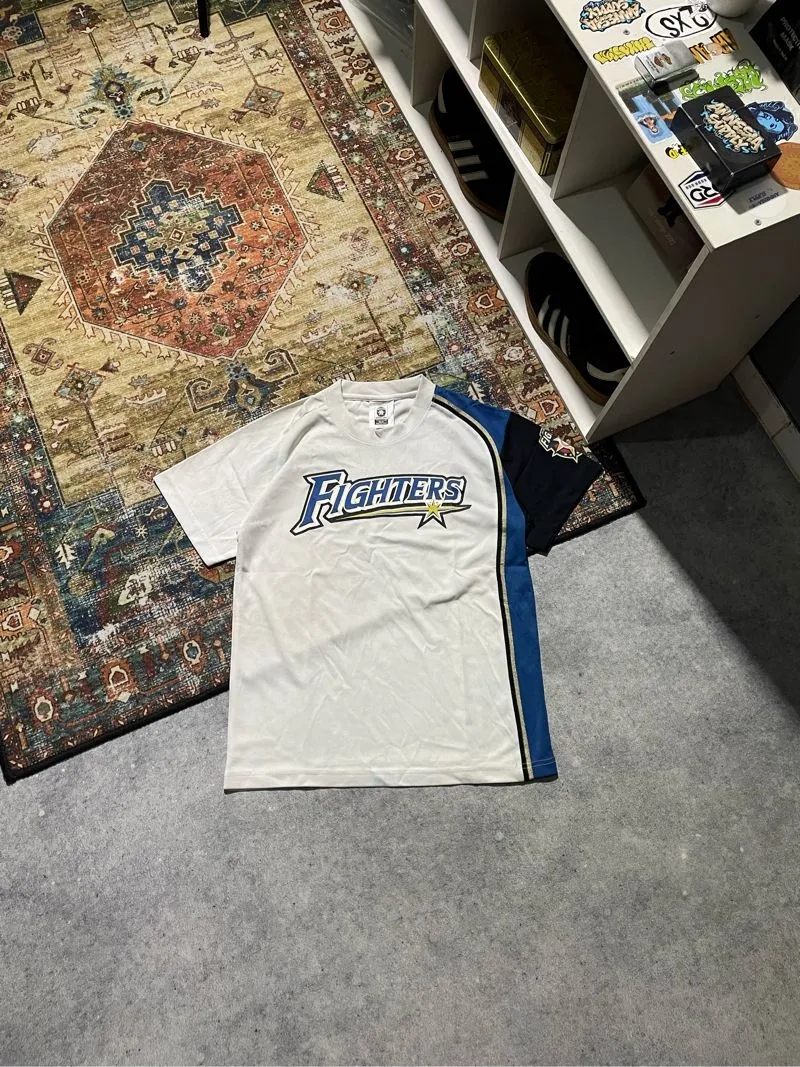 Vintage ⓒ2003 T-Shirt Jersey Baseball Hokkaido Fighters photo 1