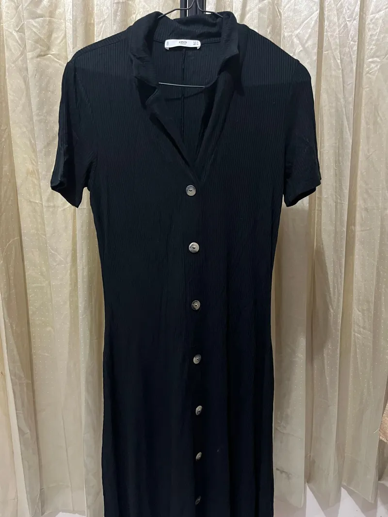 Mango Streetwear Casual Casual dress Wanita black photo 1
