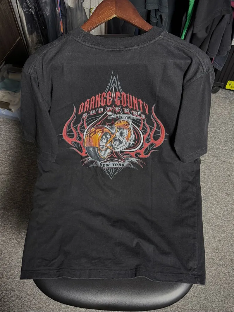 Orange County Choppers OCC tribal flame logo New York t-shir photo 1