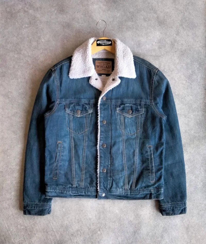 Trucker sherpa denim jacket WHO AU photo 1