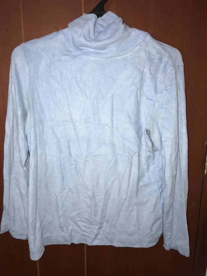 Uniqlo Streetwear Casual T-shirt Wanita purple blue photo 1