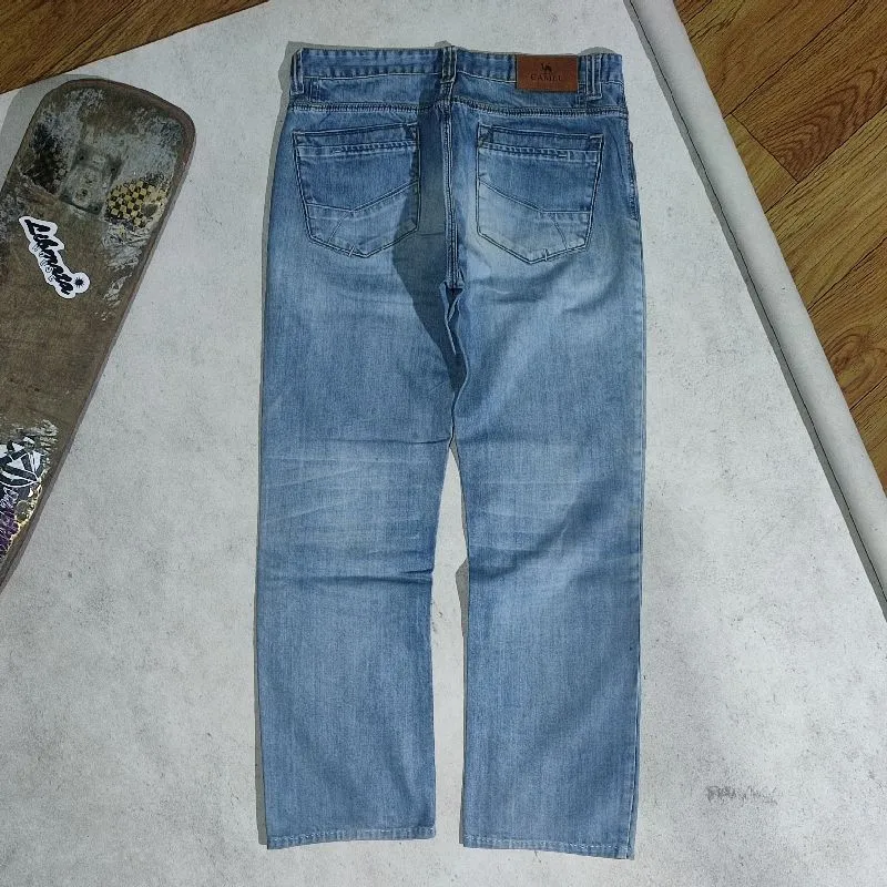 Vintage Camel Blue Jeans Straight Fit photo 1
