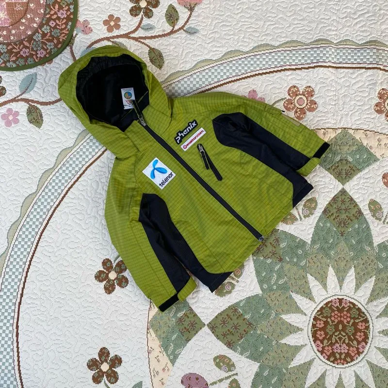 Jacket snowboard phenix anak 4 tahun hitam hijau olive cakep photo 1