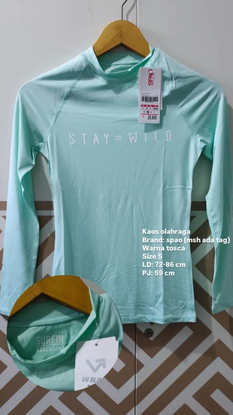 Kaos olahraga kaos renang diving brand SPAO not speedo photo 1