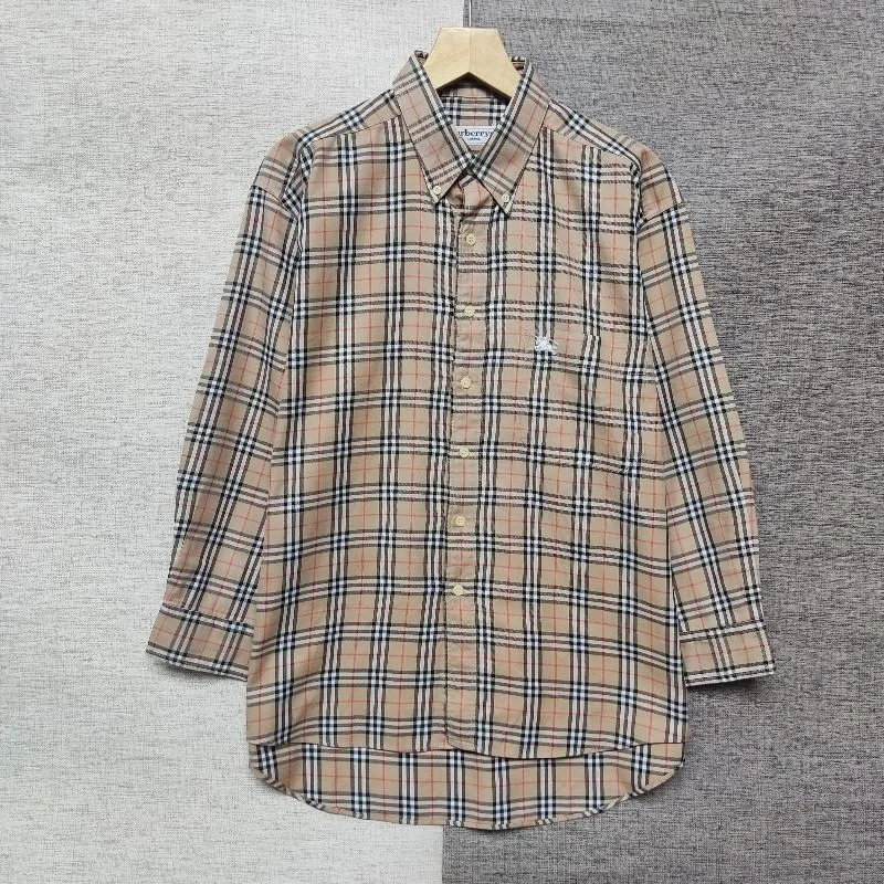 Kemeja Luxury Burberry London Nova Long Sleeve Size L Autent