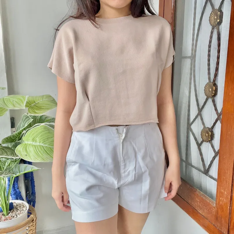 Gaudi Casual T-shirt Wanita tan photo 1