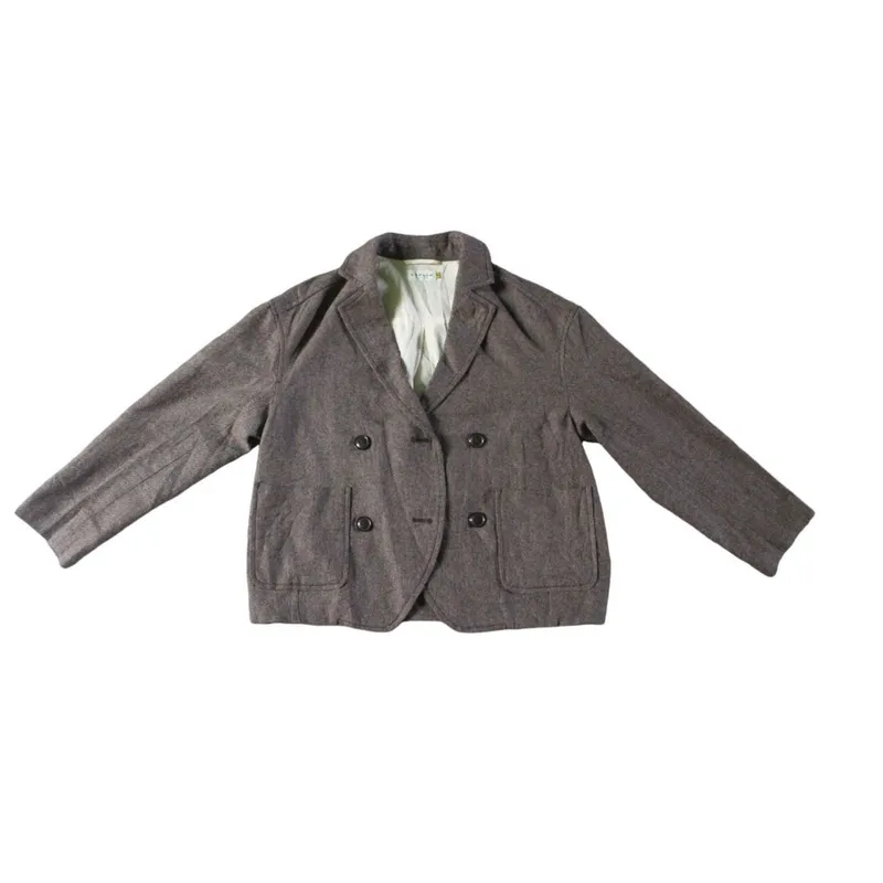 Casual Cardigan Wanita brown photo 1