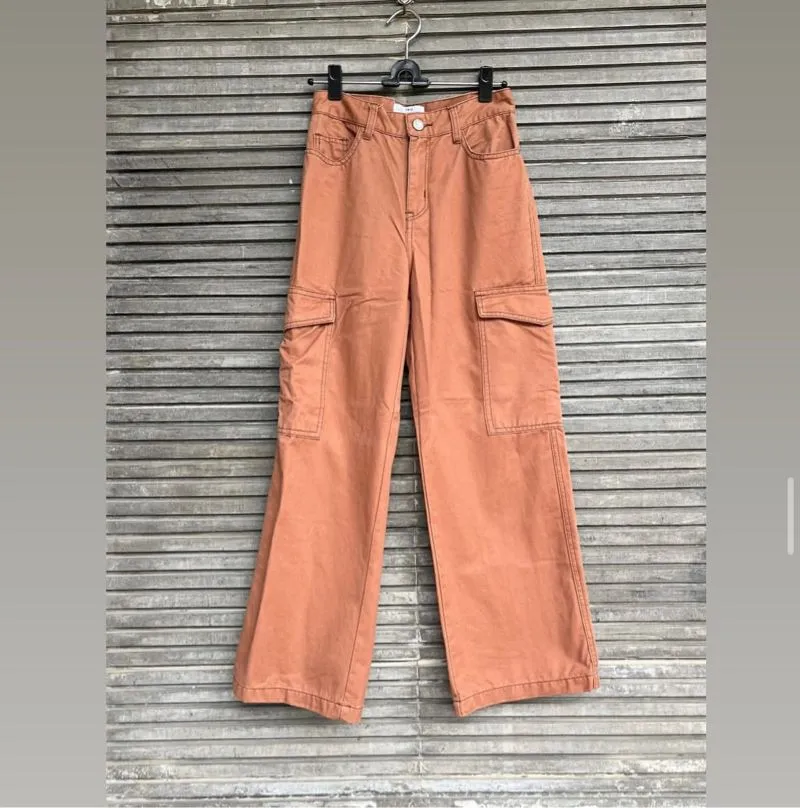 Celana Panjang Kargo Coklat PMLO Preloved photo 1
