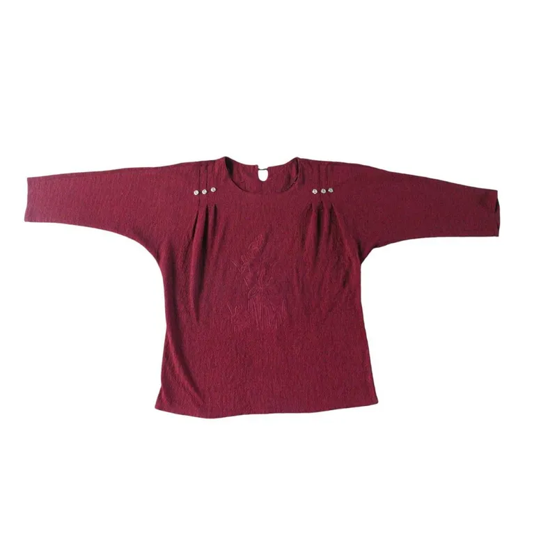 Vintage T-shirt Wanita red photo 1