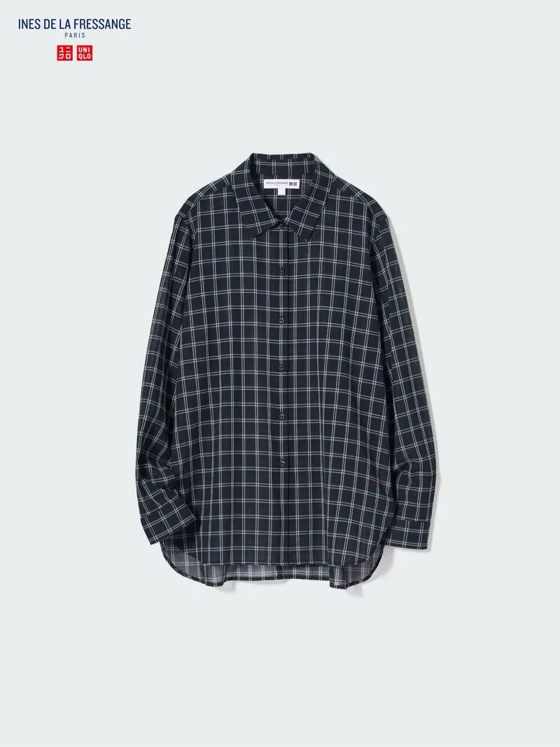 Uniqlo Ines De Le Fressange Sheer Shirt photo 1
