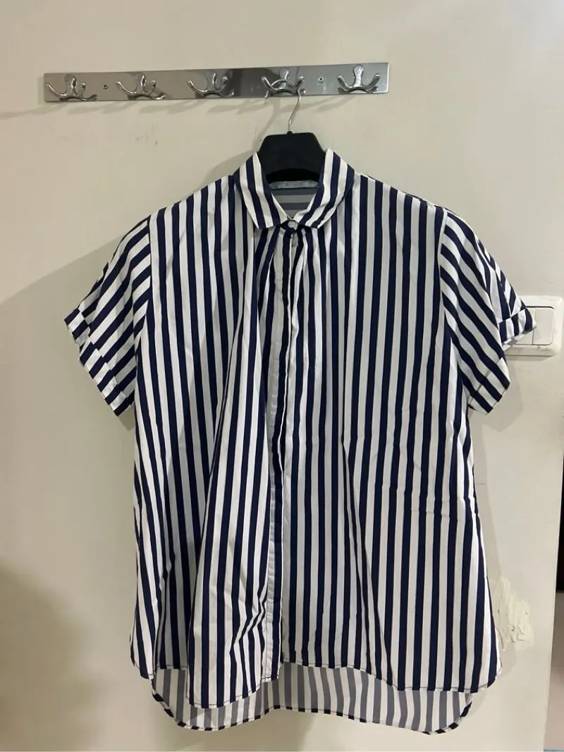 Zara stripe top photo 1