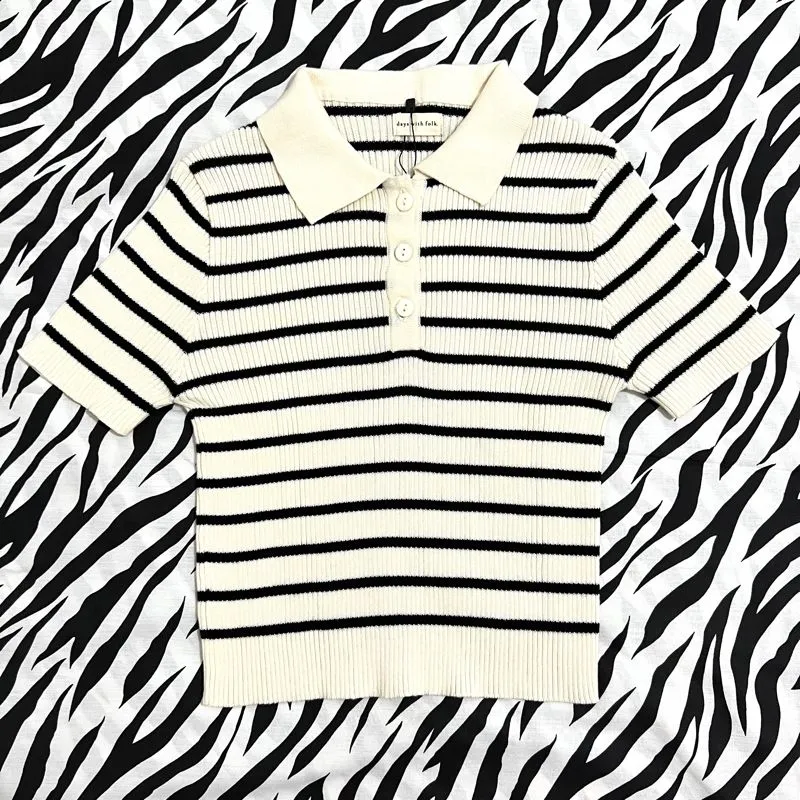 polo crop top salur by days with folk (new with tag) photo 1