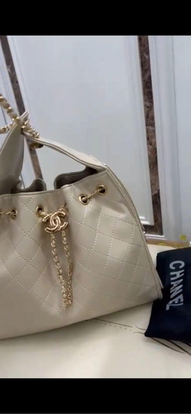 Chanel 25 small (beige) 1:1 photo 1