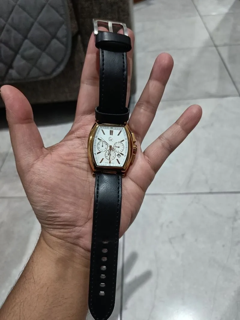 Jam Tangan Crono Guess GC A60002G2 kondisi normal siap pakai photo 1