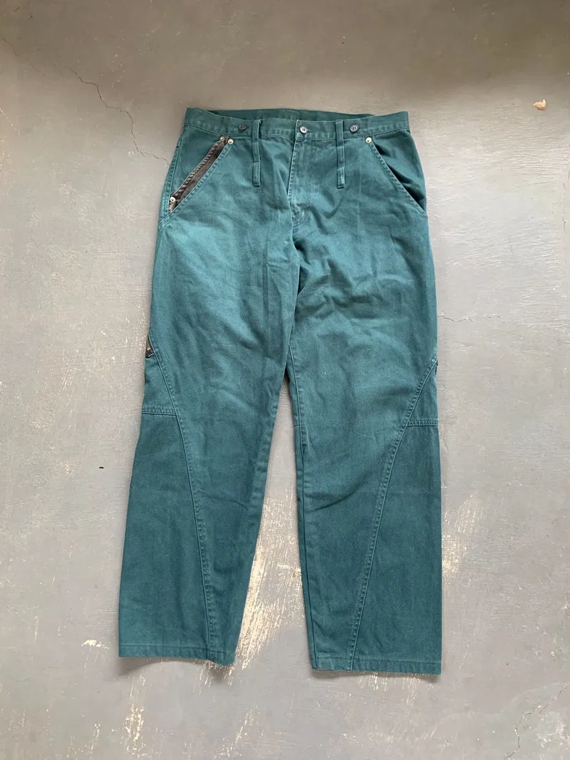 PPFM Vintage Avant Garde Jeans Pria green photo 1