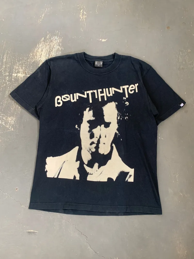 Bounty Hunter Streetwear Avant Garde T-shirt Pria black photo 1