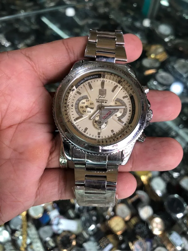 Jam tangan pria tag heuer automatic chronograph sport  photo 1