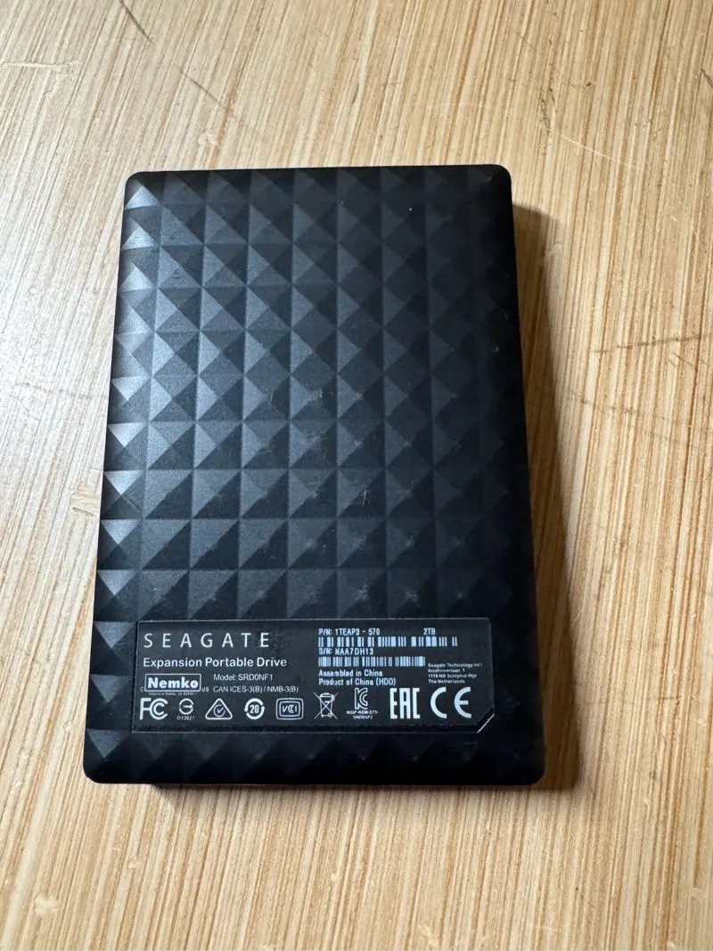 Hardisk Eksternal Seagate 2TB Asli Original 100% photo 1