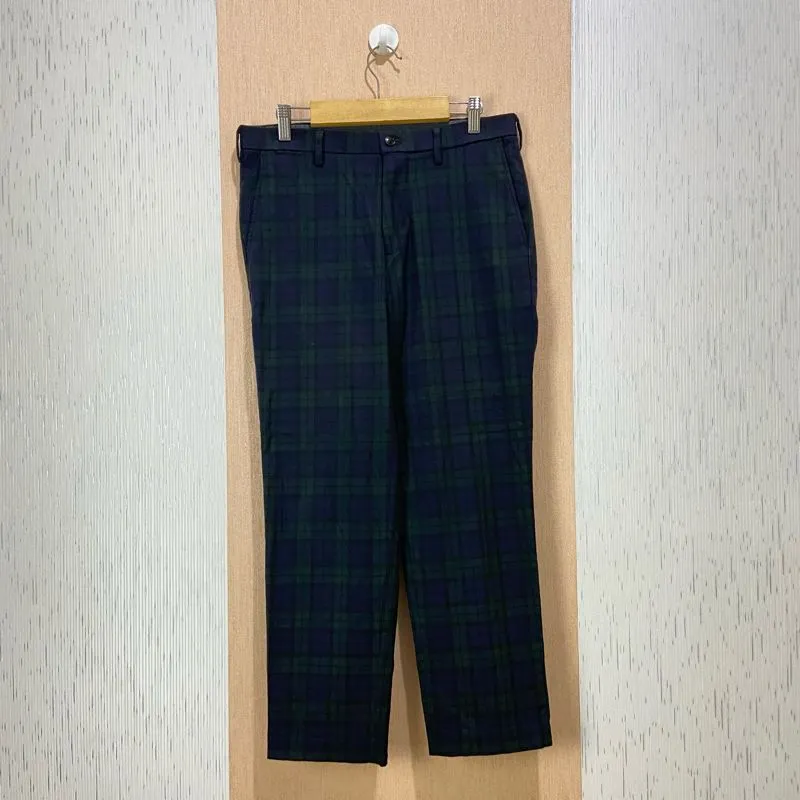 Work Pants Tartan UNIQLO HEATTECH | Size 30 photo 1
