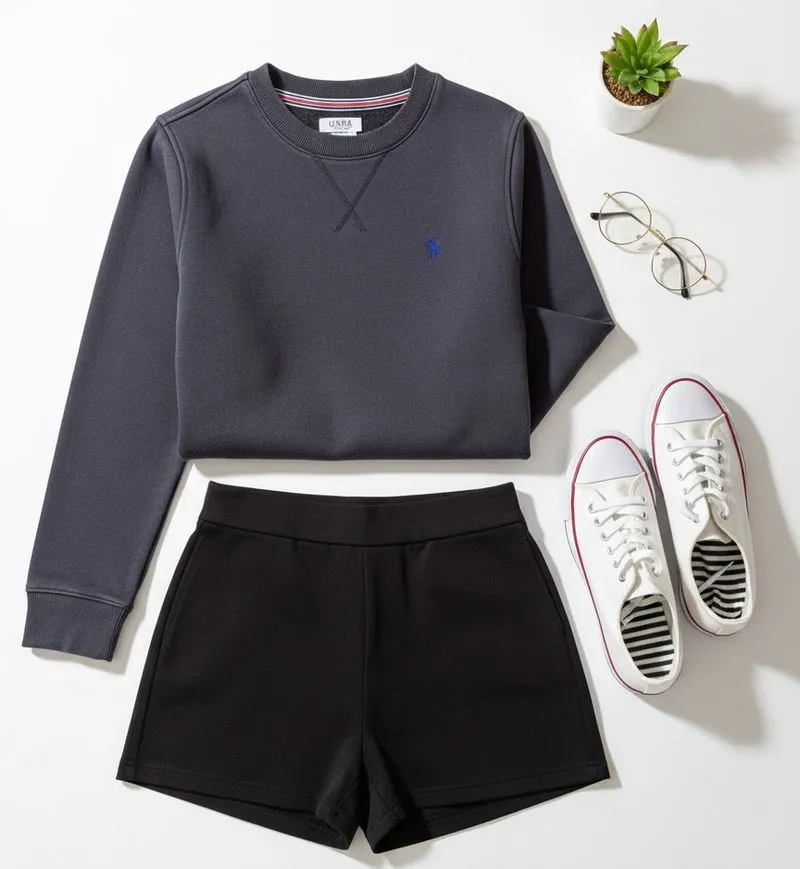 Sweater USPA Navy Pria/Wanita photo 1