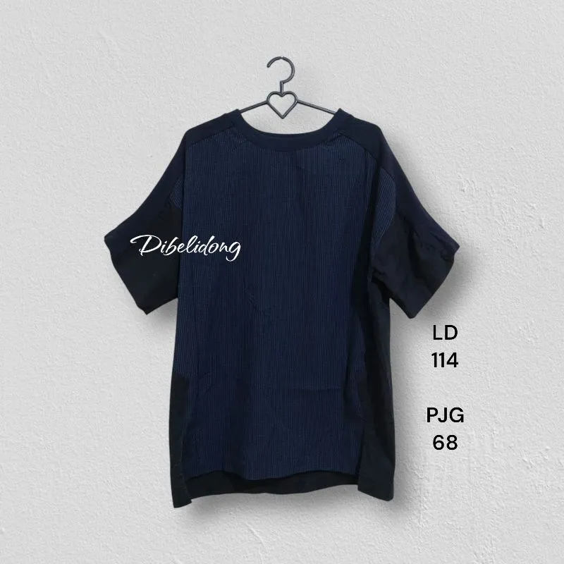 Baju blouse pendek dua warna photo 1