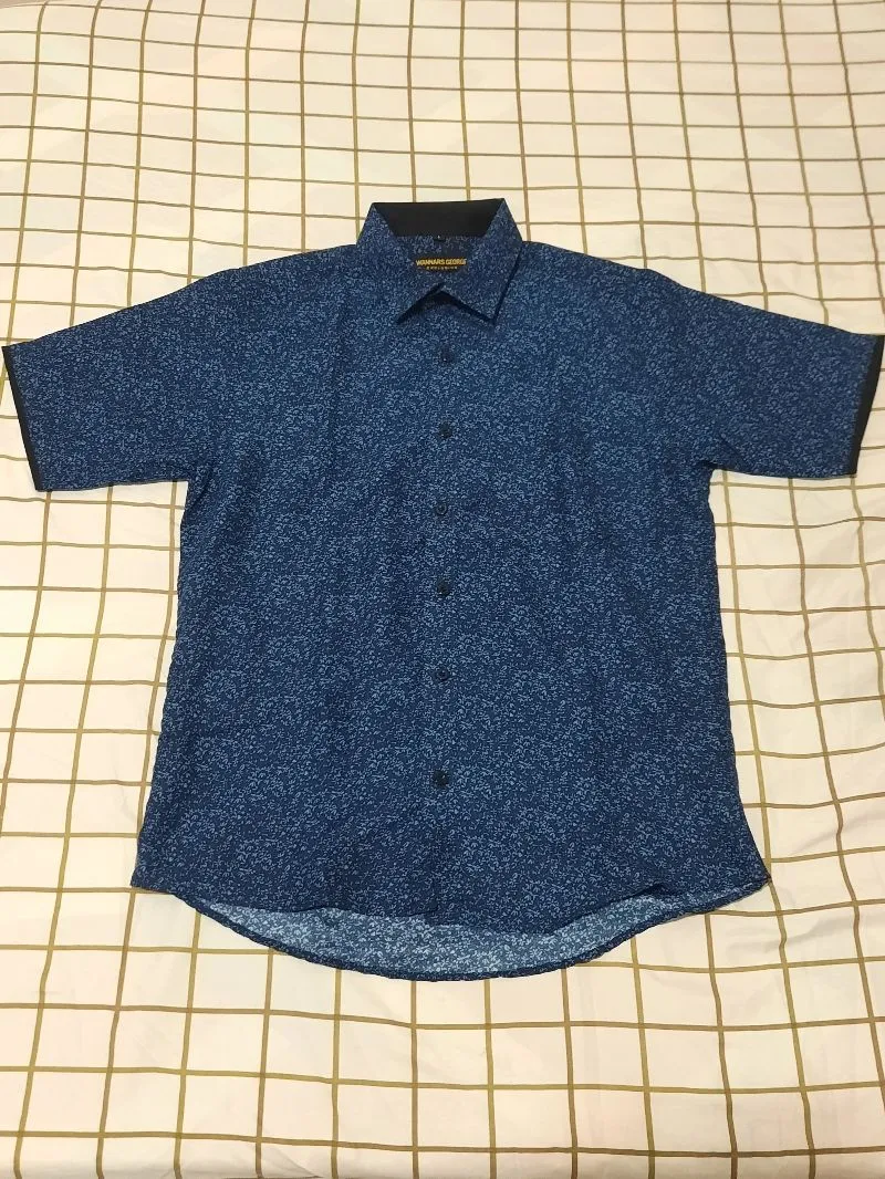 Casual Indie Casual shirt Pria navy photo 1