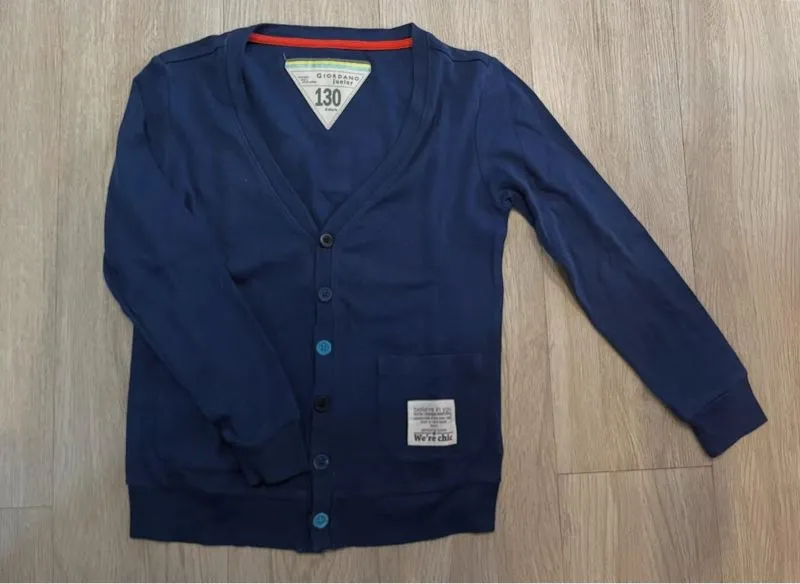 Cardigan giordano anak photo 1