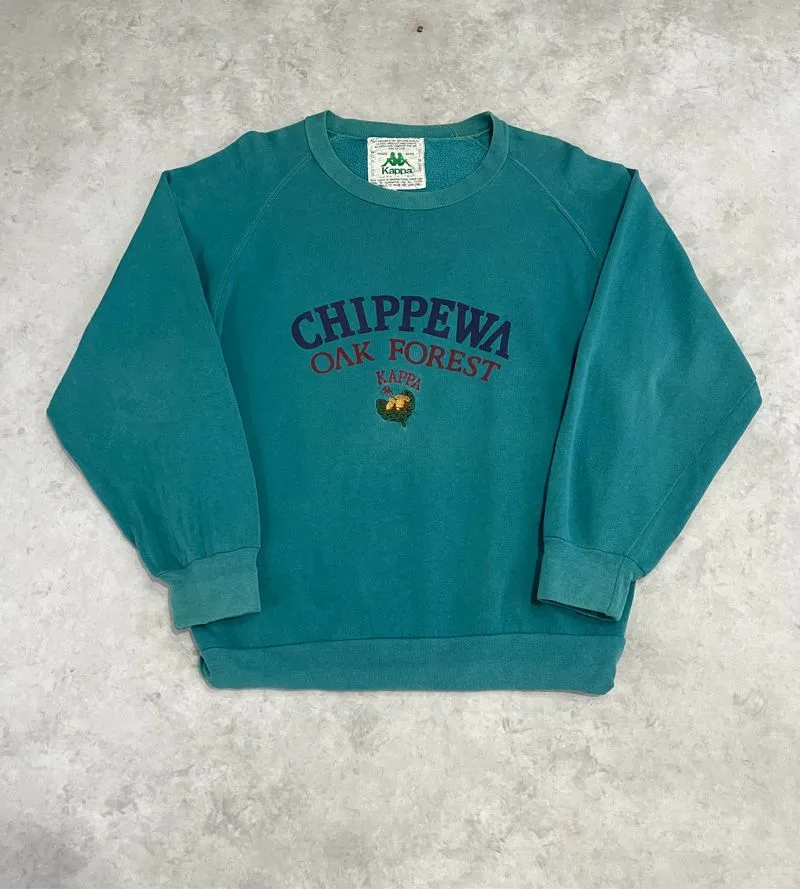 Vintage Kappa Sweatshirt – Chippewa Oak Forest Preloved