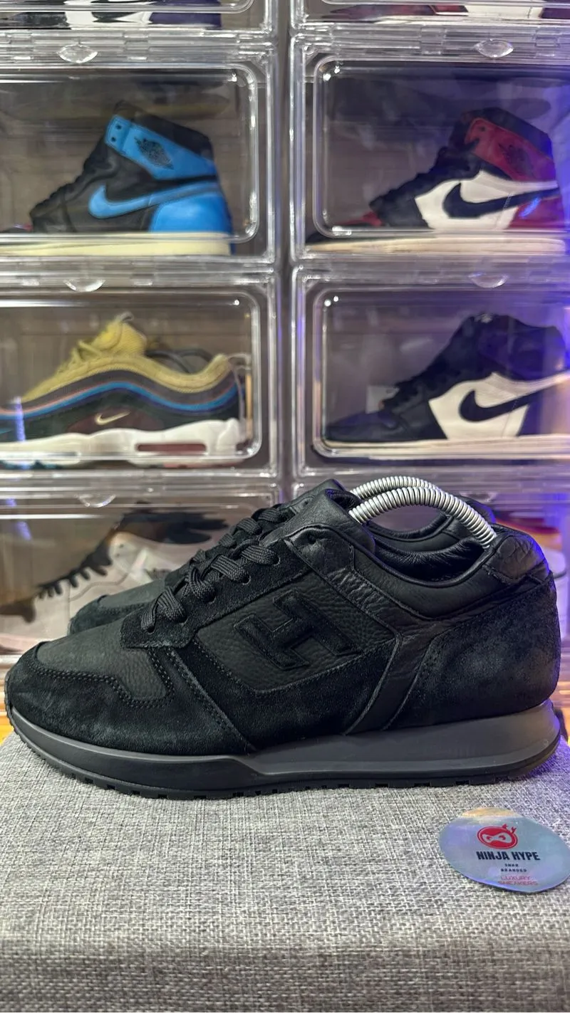 HOGAN H321 TRIPLE BLACK SUEDE SNEAKERS , HOGAN H321 TRIPLE B photo 1