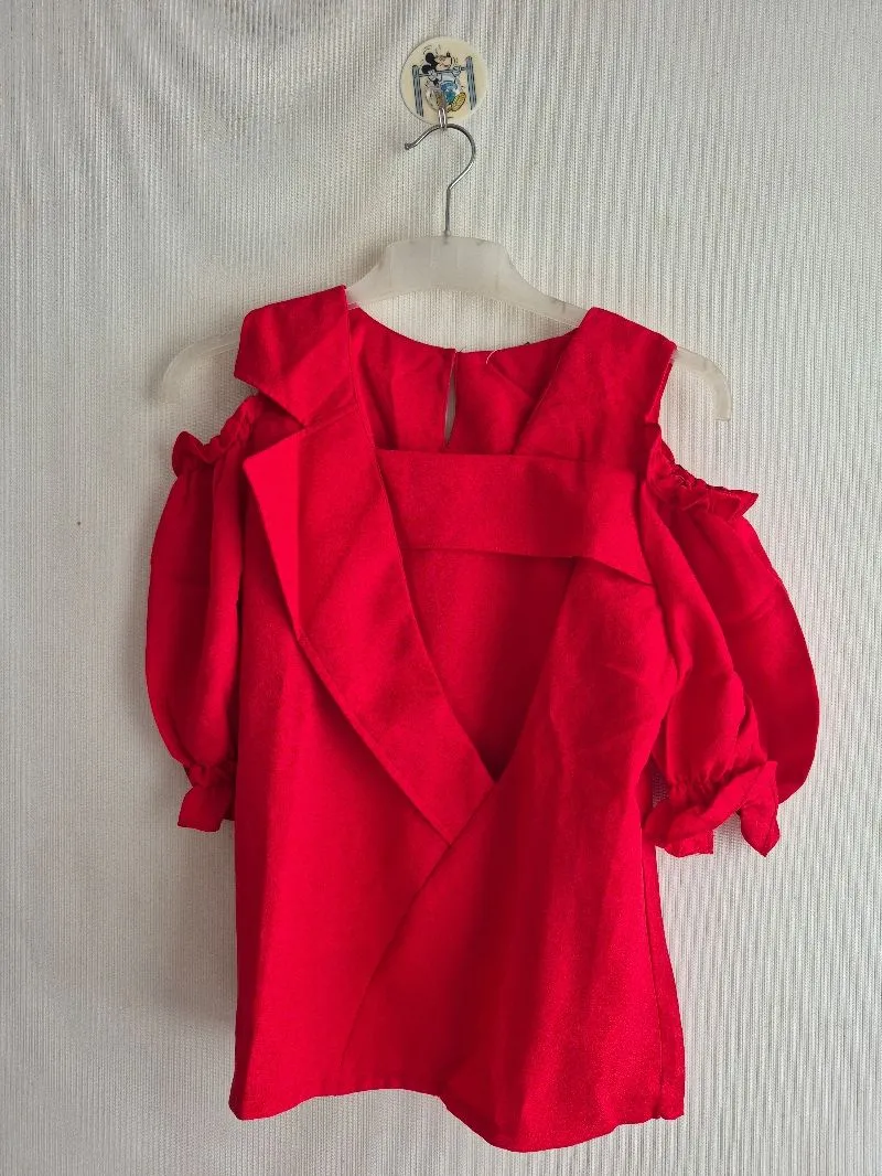 Baju atasan wanita model lengan pendek, sabrina, one shoulde photo 1