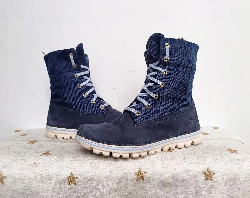 Snow Boots High Top Timberlands Timberland Brookton Floral Rolltop