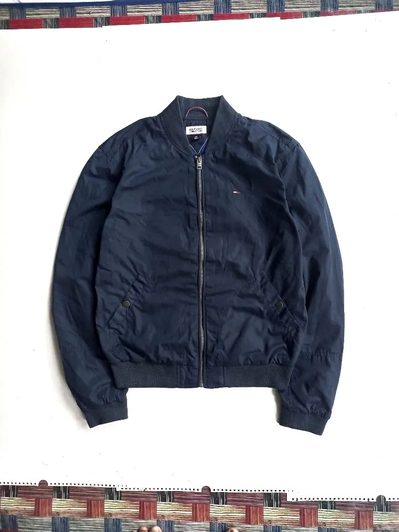 Tommy Hilfiger Casual Sportswear Bomber jacket Pria navy photo 1