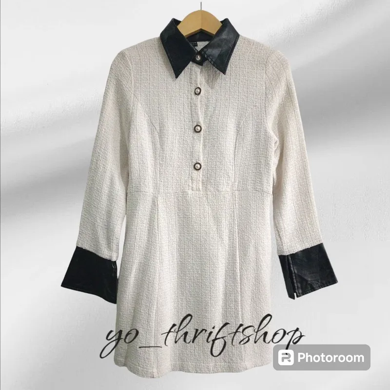 Shein Casual Midi dress Wanita white photo 1