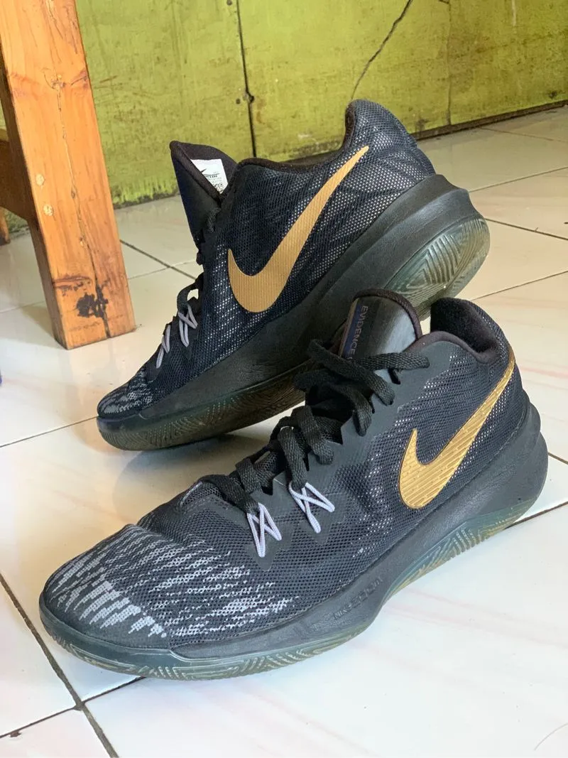 Nike Zoom Evidence Black Gold Nike Evidence Preloved