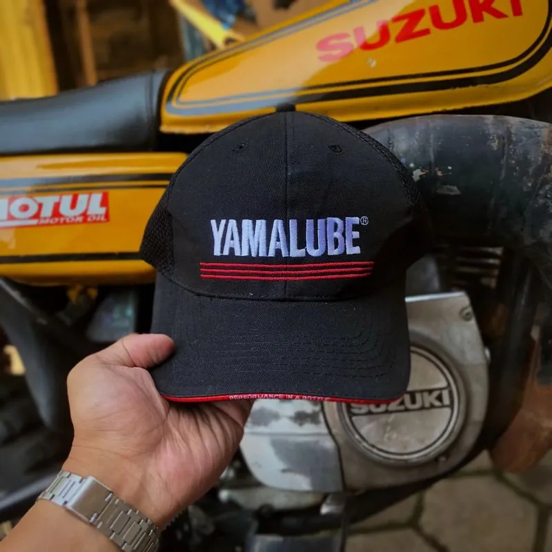 Racing Hat. Vintage Yamalube Oil Official Yamaha photo 1