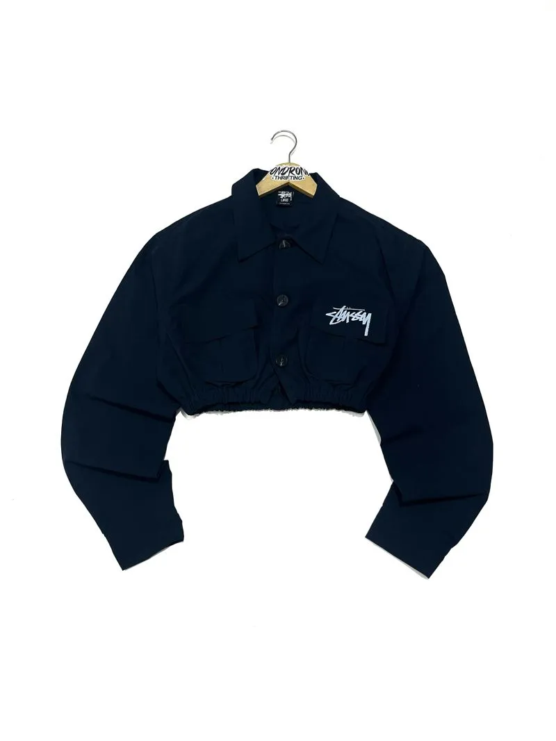 STUSSY REWORK CROP JACKET photo 1