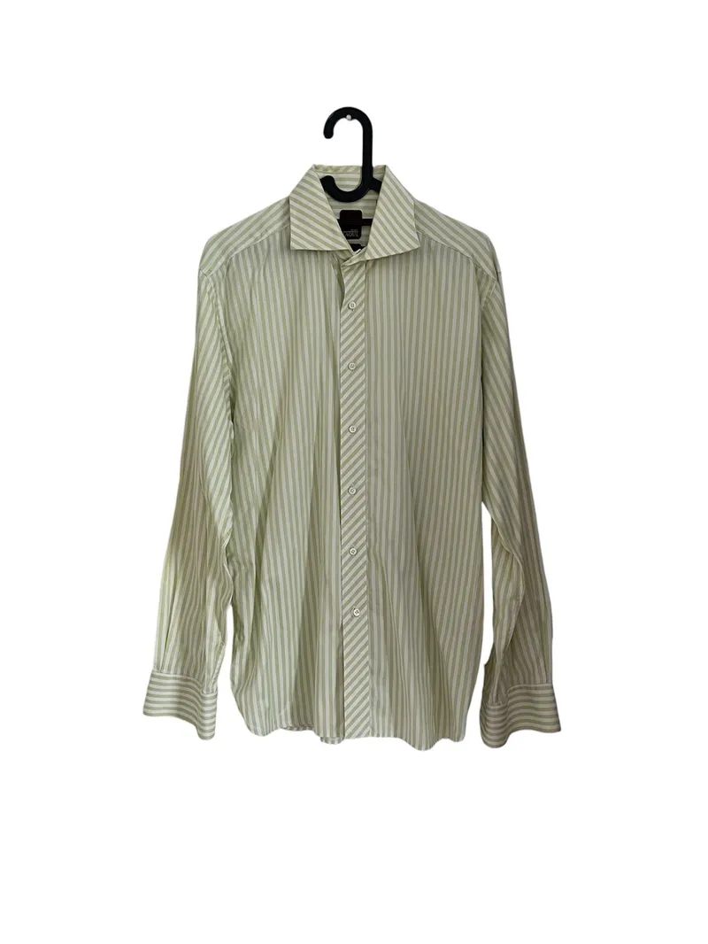 Casual Formal shirt Pria green photo 1