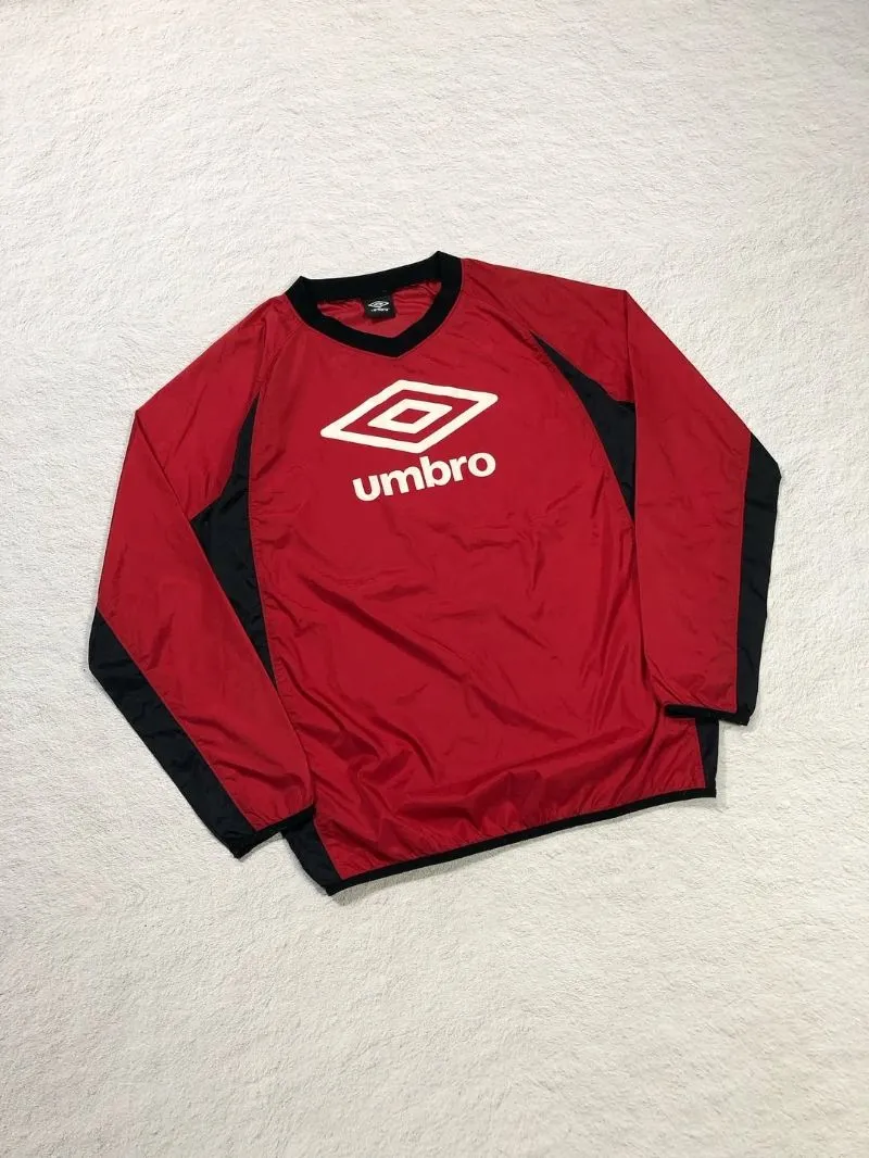 Umbro Big Logo Pullover Winbreaker Red photo 1