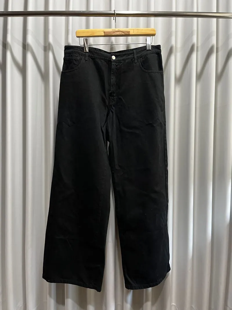Raf Simons - Black Wide Fit Jeans photo 1