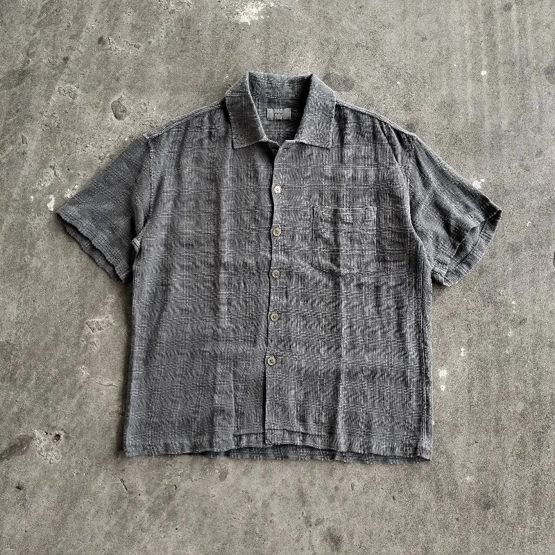 LEARVE OPEN COLLAR SHIRT SIZE L photo 1