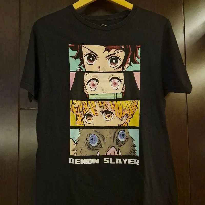 Kaos Anime Demon Slayer Official Tag Tshirt T-Shirt Baju photo 1
