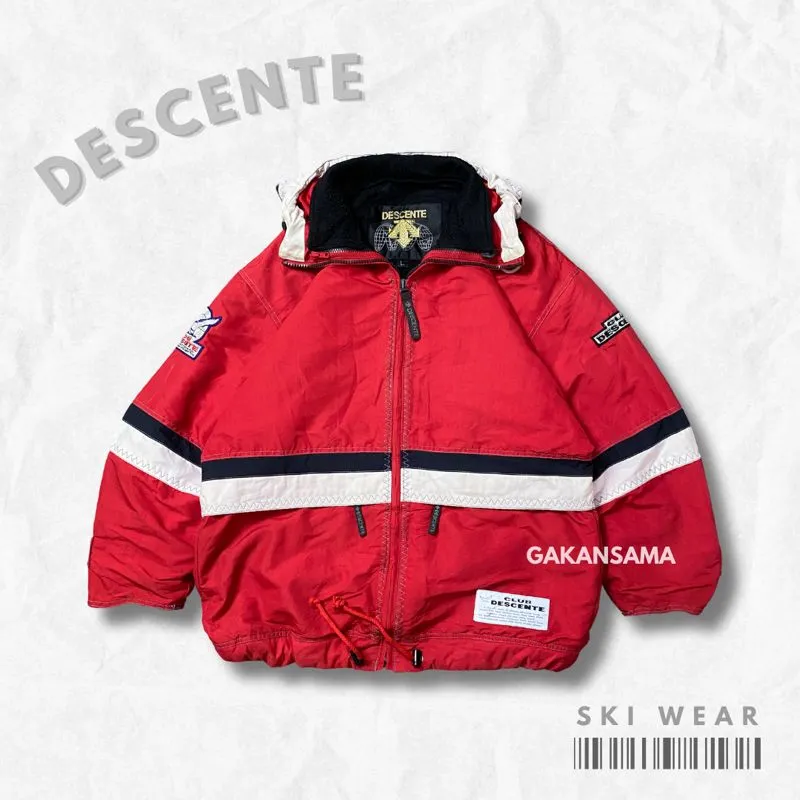Jaket Descente Techno Gear Vintage Ski Wear Preloved